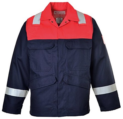 Portwest portwest fr55  bizflame Plus kurtka, l, morski FR55NARL