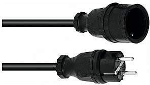 PSSO Przedłużacz w gumie H07RN 3x1.5 1,5m bk 3024569X