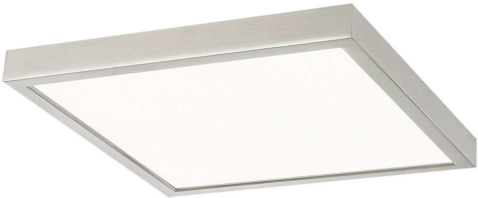 Rabalux Plafon LAMPA sufitowa LOIS 2670 kwadratowa OPRAWA kinkiet LED 36W ścienny satyna 2670