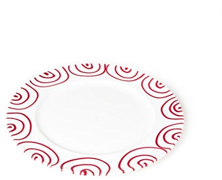 Gmundner Keramik Gmundner ceramika manufaktura 0182tfgo27 rotgeflammt talerz obiadowy Gourmet, średnica 27 cm 0182TFGO27