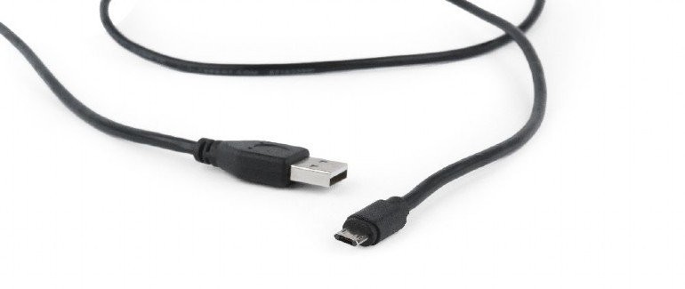 Gembird Kabel kątowy Micro USB dwustronny wtyk 1.8m (CCB-USB2-AMMDM-6)