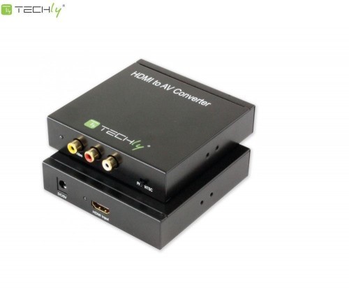 Techly Konwerter/Adapter HDMI/RCA Composite Video+Audio L/R 301672