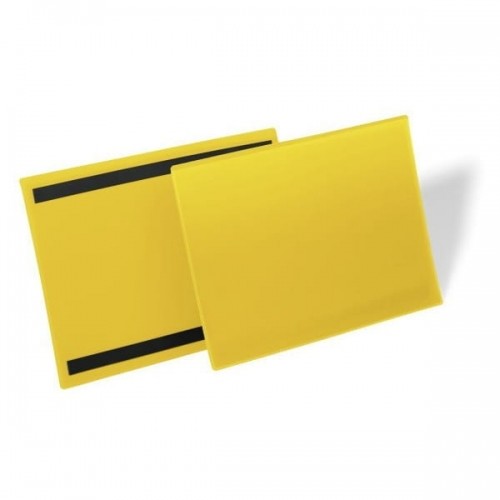 Kieszeń magazynowa magnetyczna A4 pozioma DURABLE żółta 50szt. 1745 04 DU1531-6