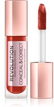 Makeup Revolution Conceal & Correct korektor w płynie odcień Red 4 g
