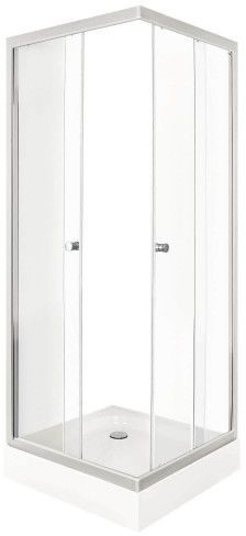 Kerra Kabina natryskowa z brodzikiem 80x80x205 cm / 5 mm Pico Clear Pico Clear 80