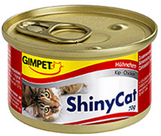 Gimpet ShinyCat kurczak 24x70g