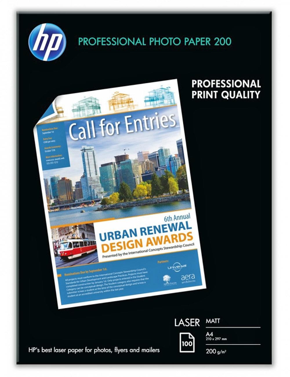 HP papier fotograficzny DO DRUK-LASER MATOWY A4 (100ARK) [200G] Q6550A