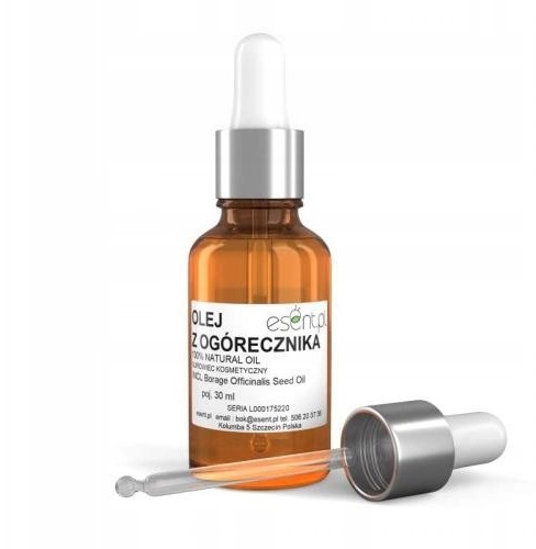 Olej z Ogórecznika 30ml Zmarszczki Odmłodzenie Skó
