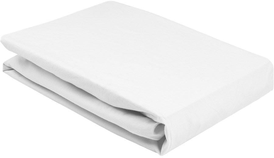 Joop Fitted sheet Uni Jersey White 100 x 200 cm 1 Stk