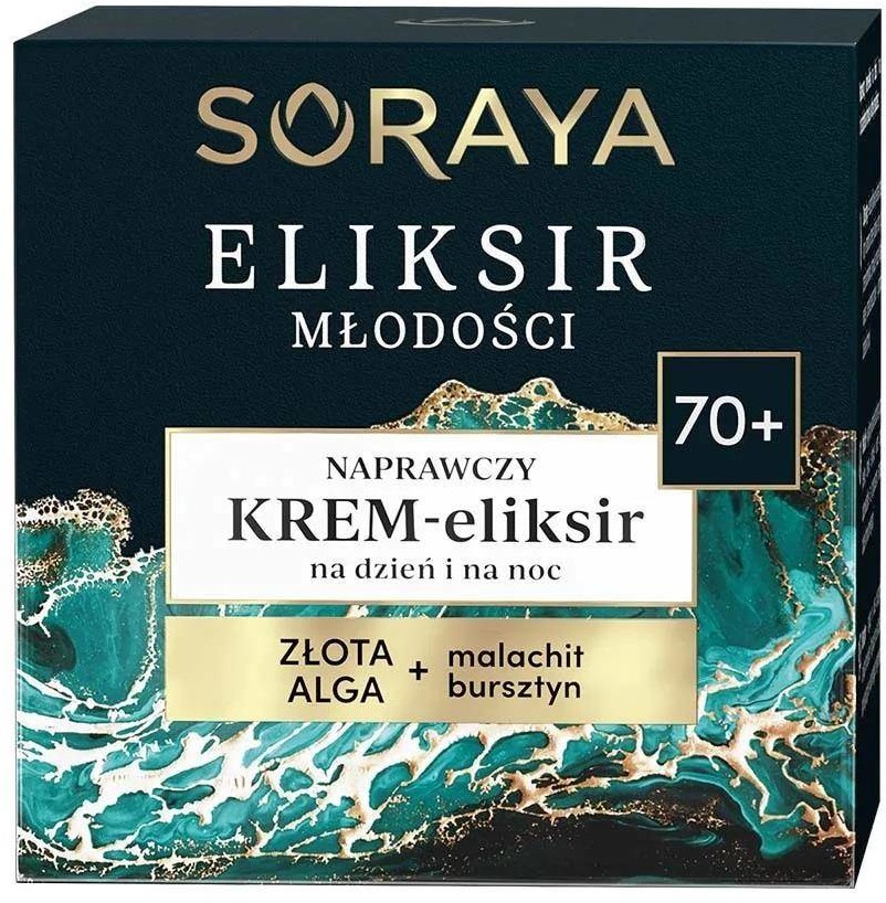 Soraya Eliksir Młodości 70+ naprawczy krem-eliksir na dzień i na noc 50ml 109290-uniw