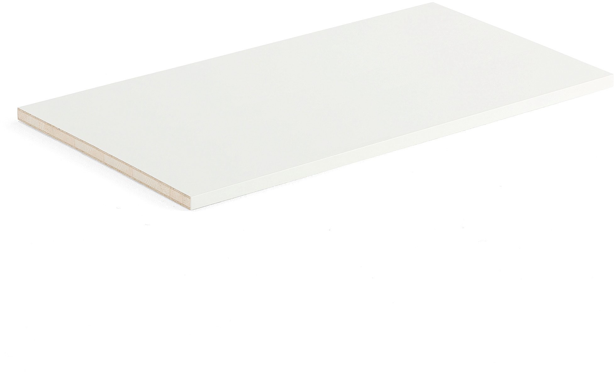 AJ Produkty Półka THEO, 800x450/470 mm, biały