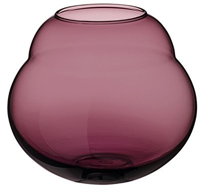 Villeroy & Boch Jolie Mauve wazon, dekoracja stołu świecznik szklany z wysokiej jakości szkła kryształowego w kolorze fioletowym, 17 cm, w szarym opakowaniu na prezent, porcelana, biała, 10 x 10 x 17  11-7326-0945
