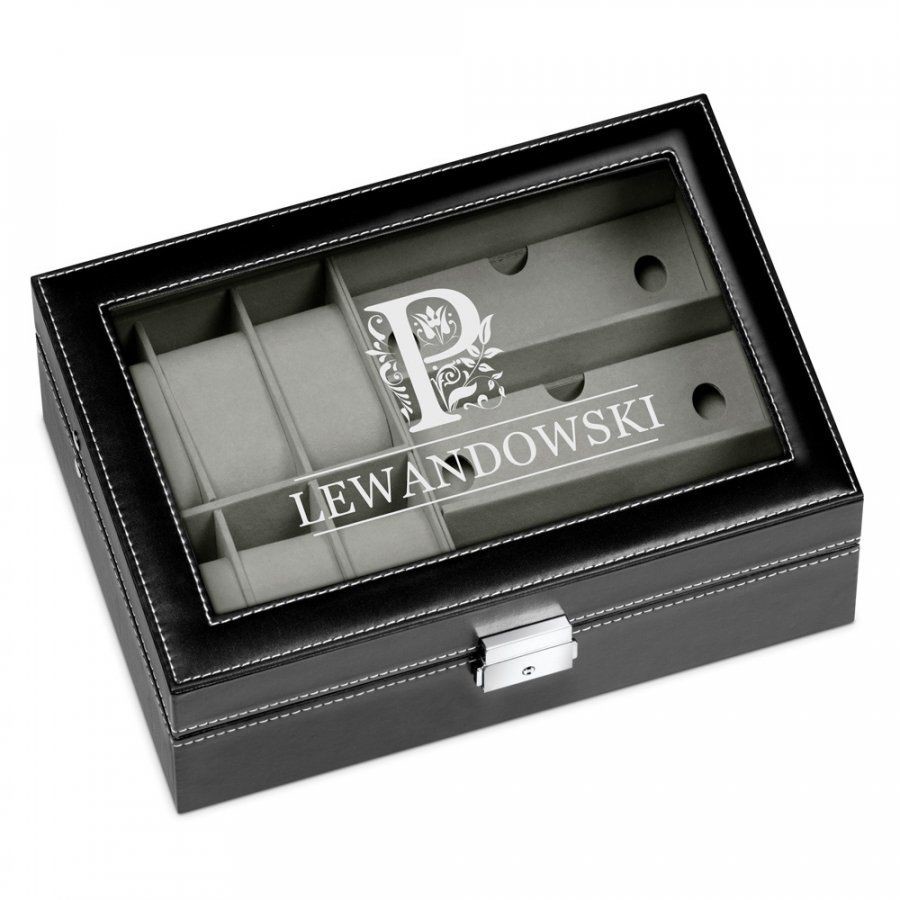 Murrano Szkatułka na Zegarki i Okulary GRAWER Monogram SZKT-ZG-OK-010