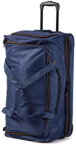 Travelite Duża Materiałowa Walizka Basics 96276-20 Granatowy