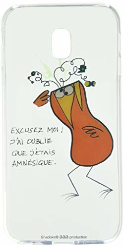 Samsung Caseink Etui ochronne do Galaxy J3 2017, ultracienkie, Shadoks Ameryka CPRNTSKJ320AMNESIA