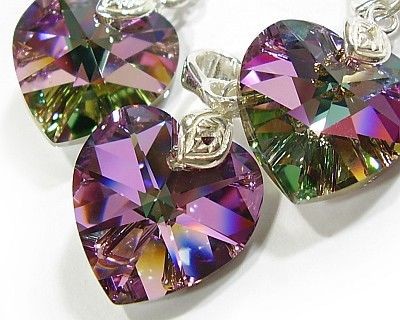 Arande SWAROVSKI komplet 4 KOLORY + łańcuszek SREBRO 1149701625
