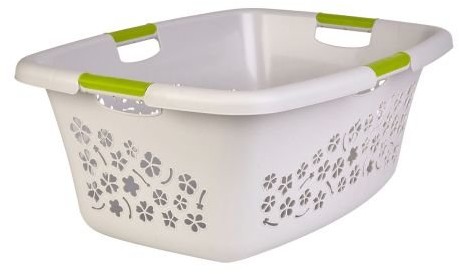 Rotho Kosz do magla  Flowers 50 l szary