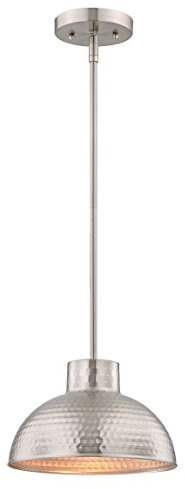 Westinghouse 6309640 lampa wisząca, a + + to E, metalowy, szczotkowany nikiel, 26.009 x 26.009 x 97.79 cm 6309640