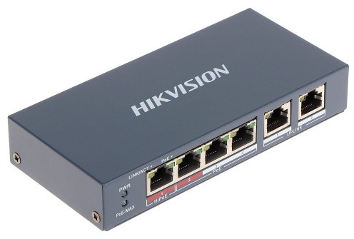 HIKVISION Switch PoE DS-3E0106HP-E 5-portowy DS-3E0106HP-E