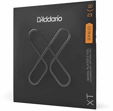 D'Addario D'Addario XTJ1023, XT Banjo struny gitarowe stal niklowana, średnia, 10-23 XTJ1023
