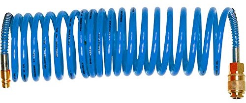 Extol Premium Spiralny wąż do sprężonego powietrza z szybkozłączami  PU z mosiądzu, 8865131 8865131