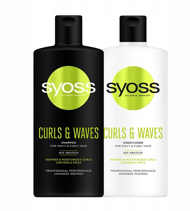 Syoss Curls Szampon Odżywka do włosów Kręconych