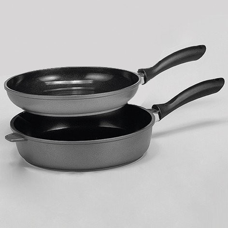 Krüger Karl  patelnia z odlewu aluminiowego Potsdam, patelnia do pieczenia, płaski, bez pokrywy, do wyboru różne rozmiary 21628 P