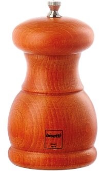 Bisetti 5337 młynek do soli, buk, pomarańczowy, 11,5 cm 5337