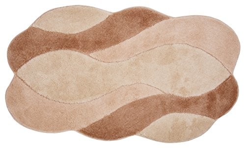 GRUND Podstawowe organiczna przędzy dywanik łazienkowy, 100% bio-bawełna przędza, ultra Soft, antypoślizgowa, z certyfikatem Öko-te, 5 lata gwarancji, calo, 80x140 cm 2048794120