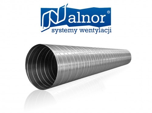 Alnor Kanał SPIRO, przewód, rura wentylacyjna z blachy 0,4mm (3mb) 160mm SPR-C-160-040-0300