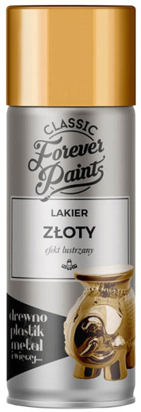 Forever paints Lakier efekt lustrzany Forever Paints 400 ml złoty