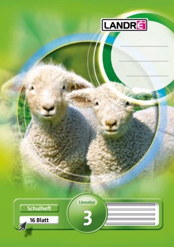 Landré Landre zeszyt, format: A5, cienki papier bezdrzewny, gramatura papieru: 80 g/m, 3 różne wzory okładek, 10 sztuk 100050069