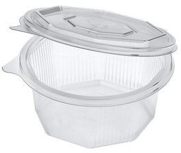 PAPSTAR Papstar pakowania kubek prostokątny, z pokrywą na zawiasach, 250 ML VE = 1 12018