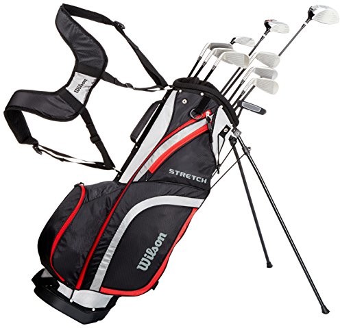Wilson Stretch XL Męska torba z zamkiem golfowych, czarny 0887768590697
