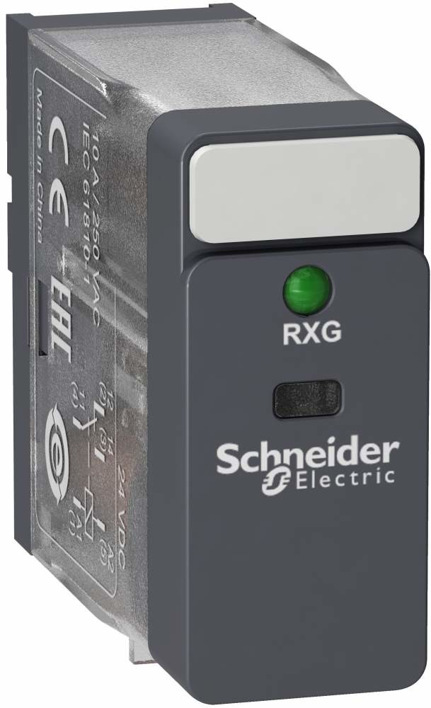 Schneider Electric Przekaźnik-interfejsowy-ze-standardową-obudową-oraz-LED-110V-DC-10A-1-styk-C-O RXG13FD