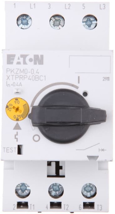 Eaton Wyłącznik silnikowy 3P 0,09kW 0,25-0,4A PKZM0-0,4 072732