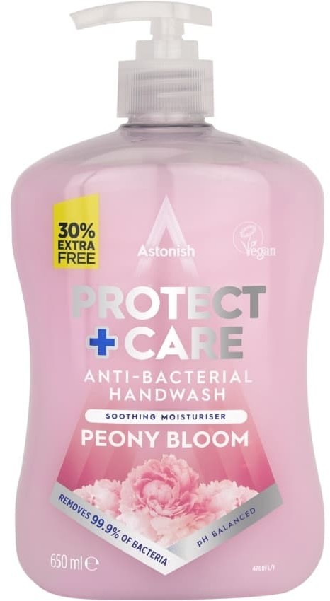 Astonish Mydło antybakteryjne w płynie 650ml HANDWASH PEONY BLOOM