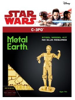 Metal Earth Fascinations Star Wars C-3PO C3PO Metalowy Model Do Składania mms270