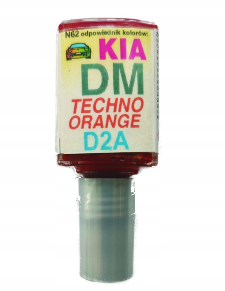 Kia DM D2A Techno Orange Lakier Zaprawka Do Rys