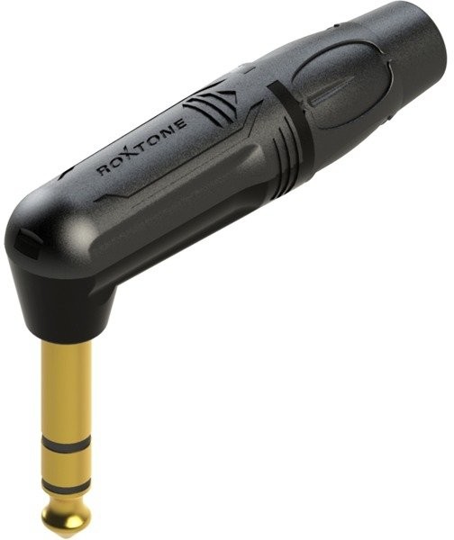 Roxtone Roxtone RJ3RP-BG wtyk jack 6,3 stereo kątowy