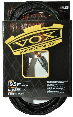 Vox VOX VGC-13BK przewód gitarowy (profesjonalna jakość, klasa A, 4 m) VGC-19BK