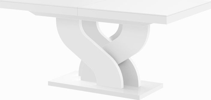 Hubertus Stół BELLA 160256 x89 biały połysk rozkładany HS-BELLA-W