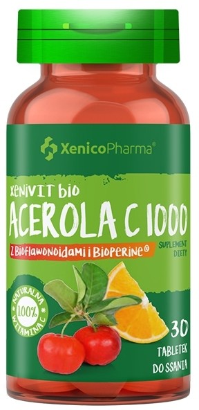 Xenico PHARMA XeniVIT bio Acerola C 1000 x30 tabletek do ssania