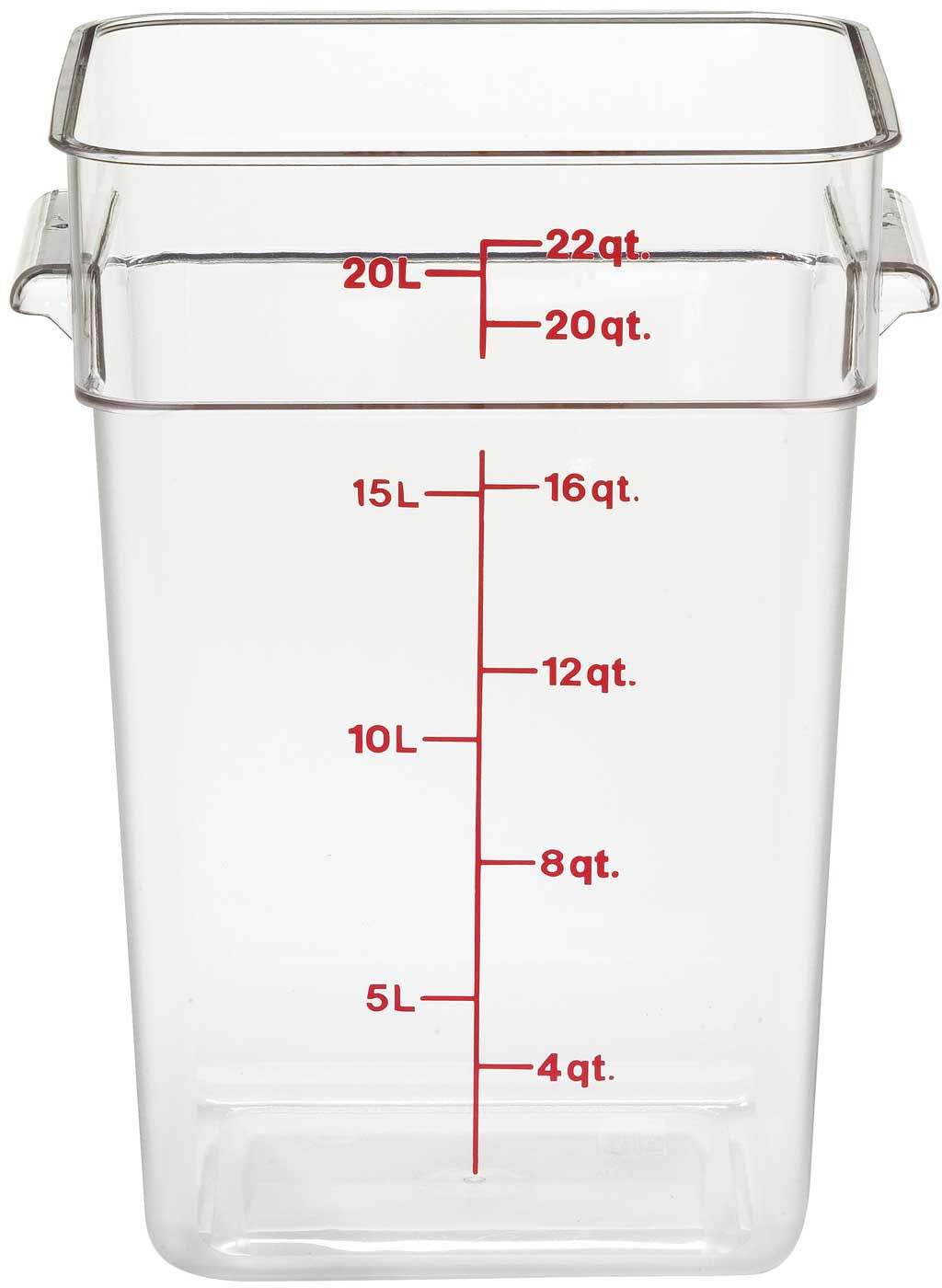 Cambro Pojemnik do żywności z poliwęglanu 20,8 l | Camwear 22SFSCW
