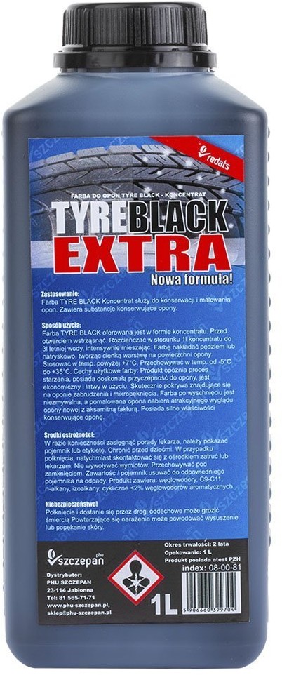 ATS Farba Do Opon Czernidło Ats Tyre Black Koncentrat 1L