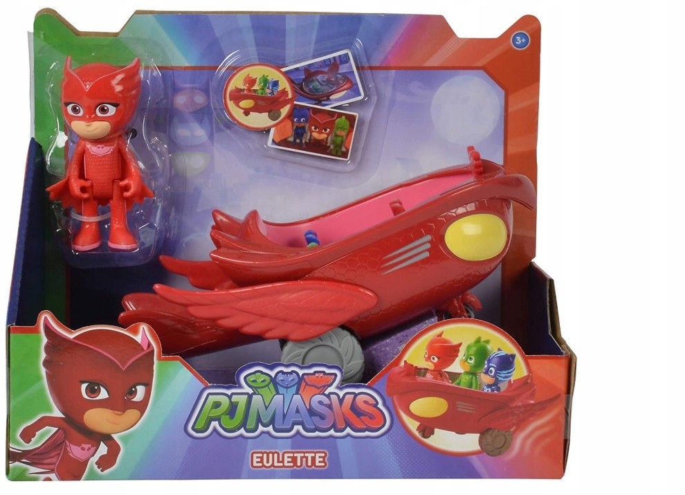 Pidżamersi Pj Masks Auto Sowella Pojazd + Figurka