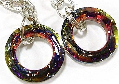 Swarovski kolczyki 3 KOLORY Srebro CERTYFIKAT