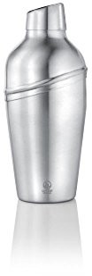 Leopold Vienna lv233012 Cocktail shaker 3-częściowy, 500 ML, ze stali nierdzewnej, w kolorze srebrnym, 8.69 x 8.69 x 19.60 cm LV233012