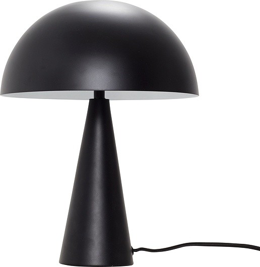 Hubsch Lampa stołowa 33 cm czarna metalowa 990717