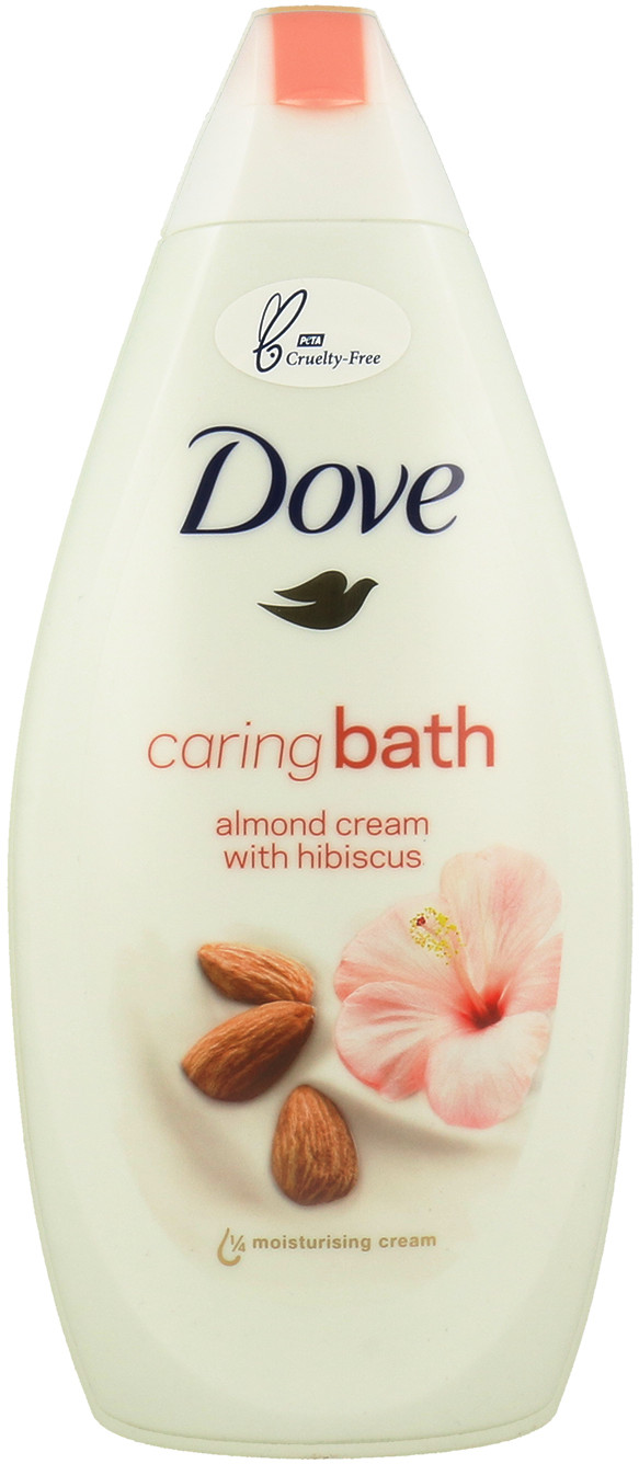 Dove Caring Bath Kremowy Żel Pod Prysznic Almond Cream With Hibiscus 450ml